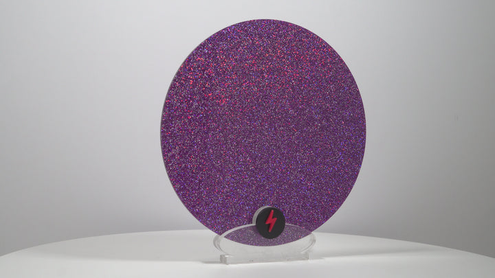 Holographic Purple Standard Glitter Acrylic — Product video