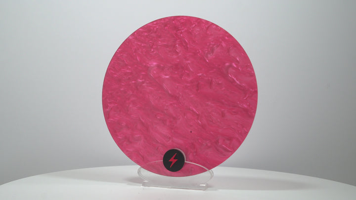 Bright Pink Pearl Finish Acrylic — Product video