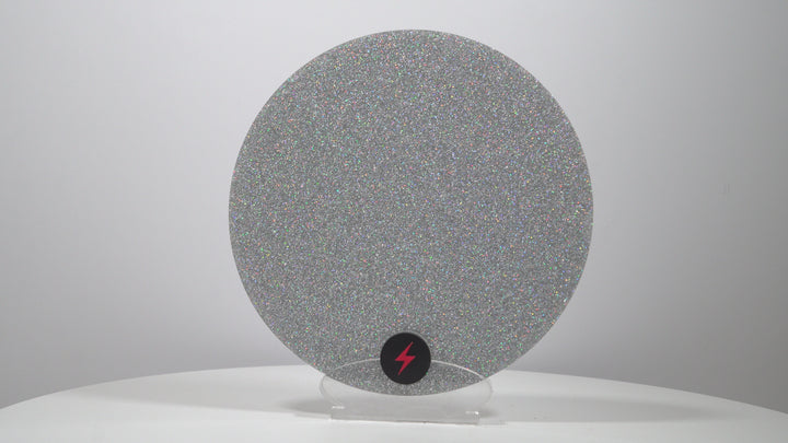 Holographic Silver Standard Glitter Acrylic — Product video