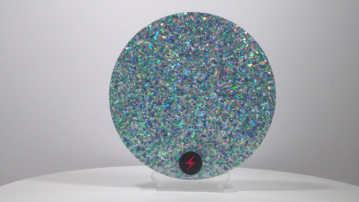 Aqua Chunky Glitter Acrylic — Product video