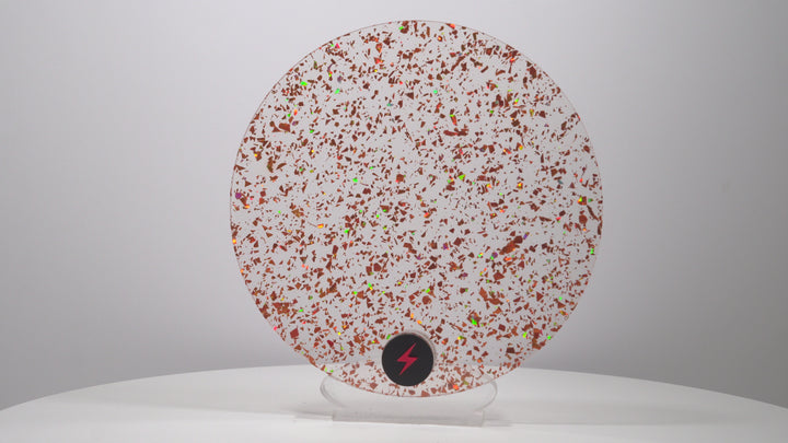 Orange Tinsel Glitter Acrylic — Product video