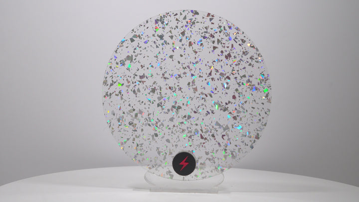 Silver Tinsel Glitter Acrylic — Product video