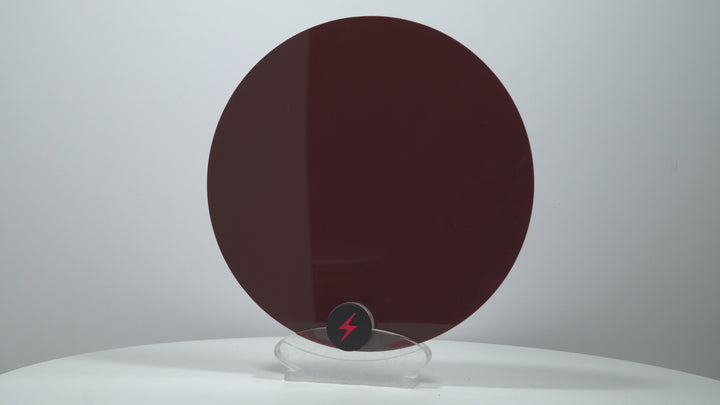 Chocolate Brown Solid Acrylic — Product video