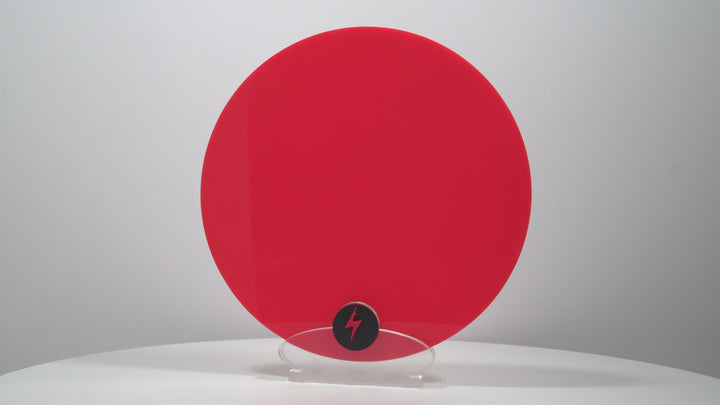 Fluro Red Solid Acrylic — Product video