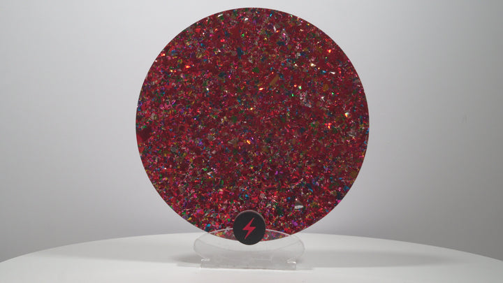 Party Red Glitter Acrylic — Product video