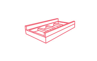 The machine has been designed with a solid welded chassis frame.